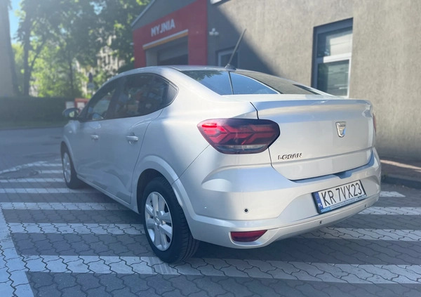 Dacia Logan cena 37999 przebieg: 118741, rok produkcji 2021 z Kraków małe 92